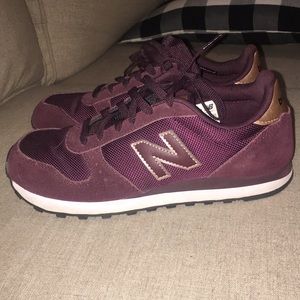 New Balance Burgundy Sneakers